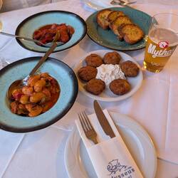 Tapas essen in Acharavi