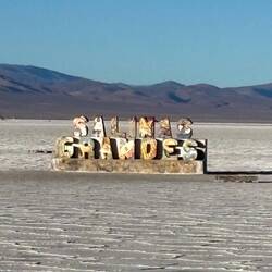 Salines Grandes, an Argentinian salt flat