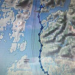 My Inreach track today
