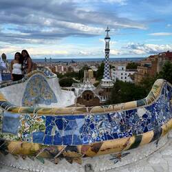 Gaudi design the bench.