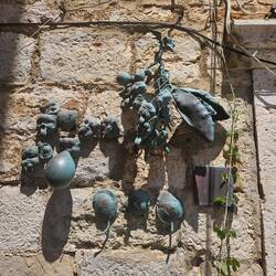 Copper ornaments.