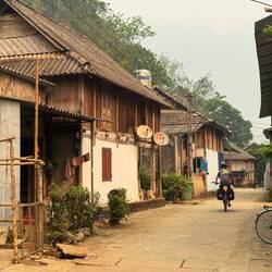 It was interesting to witness everyday life as we cycled through small hamlets.