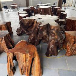 The Vietnamese love their chunky wooden furniture. This is a prime example.