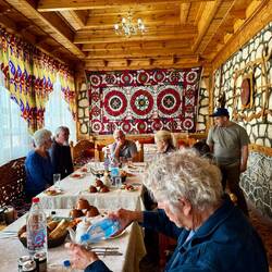 Lunch in a traditional tea house