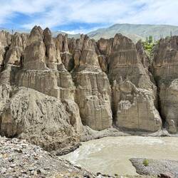 Zarafshan River between Khujand and Penjikent