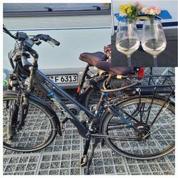 Zurück am Campingplatz und eine kleine Belohnung🥂