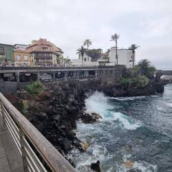 Nice old part of the waterfront. No beach but lots of pay to enter swimming pools.