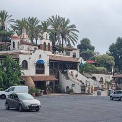 The main front of the Monastery Restaurant. Not a monastery any more.