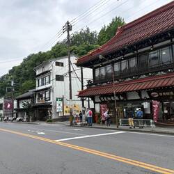 Das Städtchen Nikko ist ein bisschen in die Jahre gekommen und wird aktuell aufgehübscht.