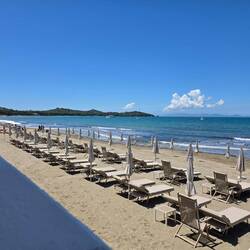 Ausblick aufs Meer vom Golfhotel