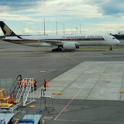 Der Flieger nach Singapur