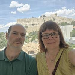 Und wieder ein Blick auf die Akropolis