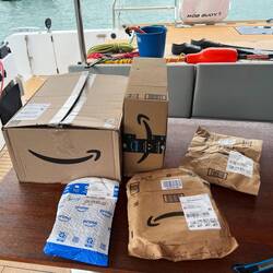 Having a berth in a Marina means having a postal address: catch up on purchasing!