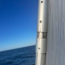 Two bolts were sheared off. Another problem to tackle.