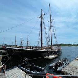 The Bluenoose II - Canada's most famous ship.