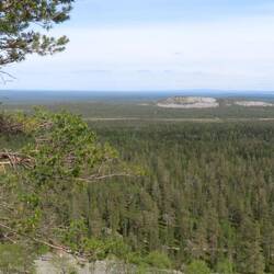 Aussicht beim Aufstieg
