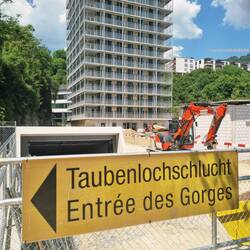 ... gleich um die Ecke ...