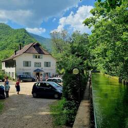Das Ende der Schlucht in Frinvillier.
