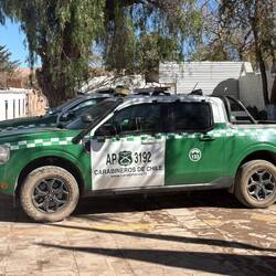 Chilean National Police are the most respected agency in the country (Carsbineros = carbines)