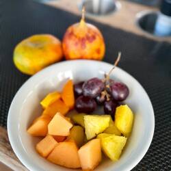 Das Obst hier ist einfach richtig gut - vor allem die Maracuja