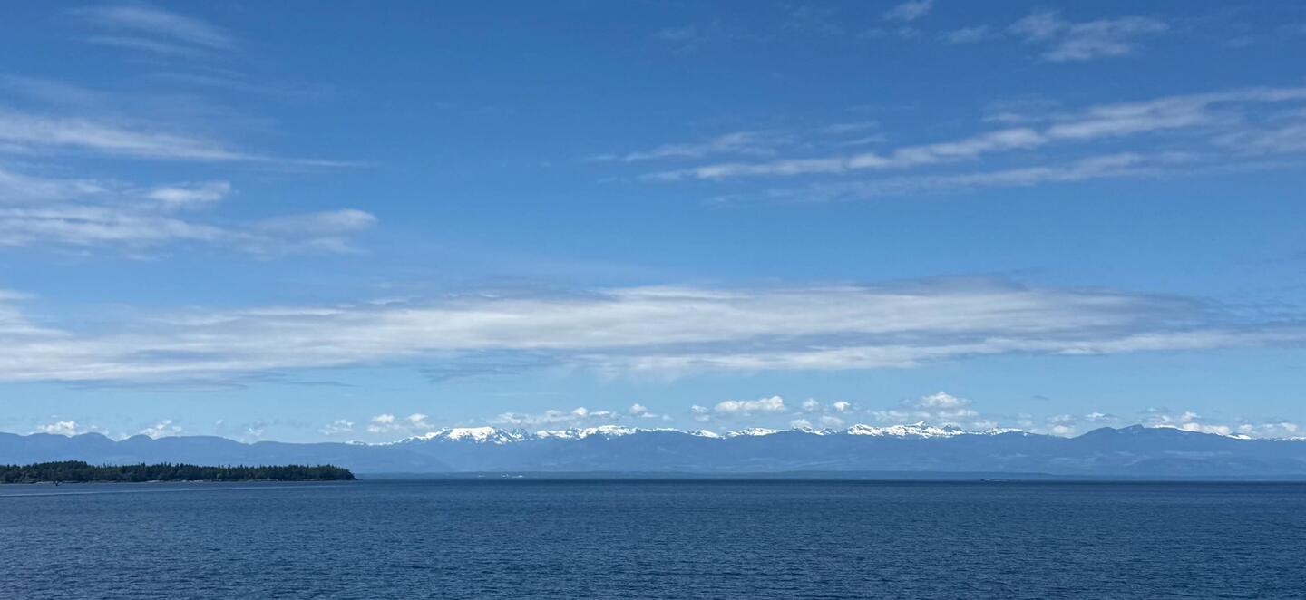 Ferry reis van Powell River naar Comox op Vancouver Island