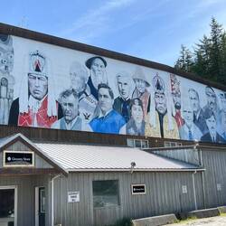 Mural on Shearwater Marine Supply.