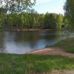 Übernachtungort am Kemijoki