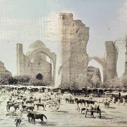 The Bibi Khanum complex before restoration