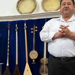 Traditional musical instrument craftsperson and performer