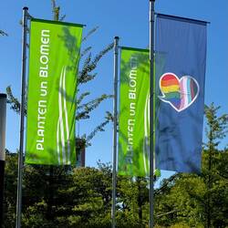 weiter in den Park "Planten und Blomen"