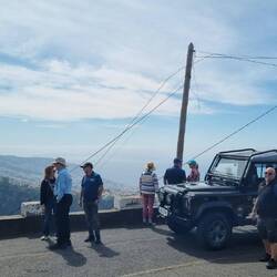 At one of the viewports after an long climb up steep streets. About 600m high here.