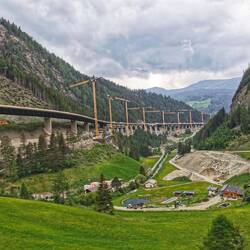 Großbaustelle Brennerautobahn