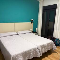 Our shared room tonight.