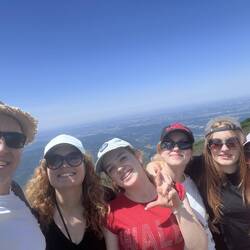 One view (and an awkward face on everyone it seems)