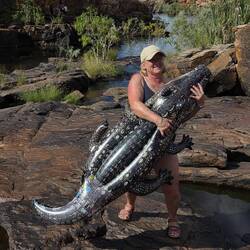 The croc wrestler