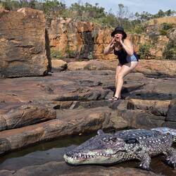 Judith not doing well with Aussie wildlife