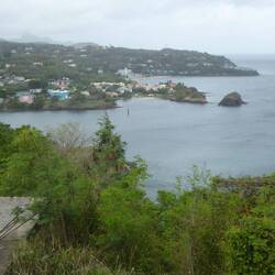 View south from Vigie lighthouse