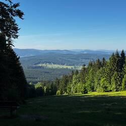 Blick auf den Bayerischen Wald