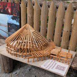 Model of Crannog under construction