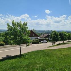 ... mit Aussicht, in Cerney-l'Eglise