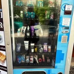 Vending machine pharmacy.