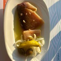 Geräucherter Thunfisch