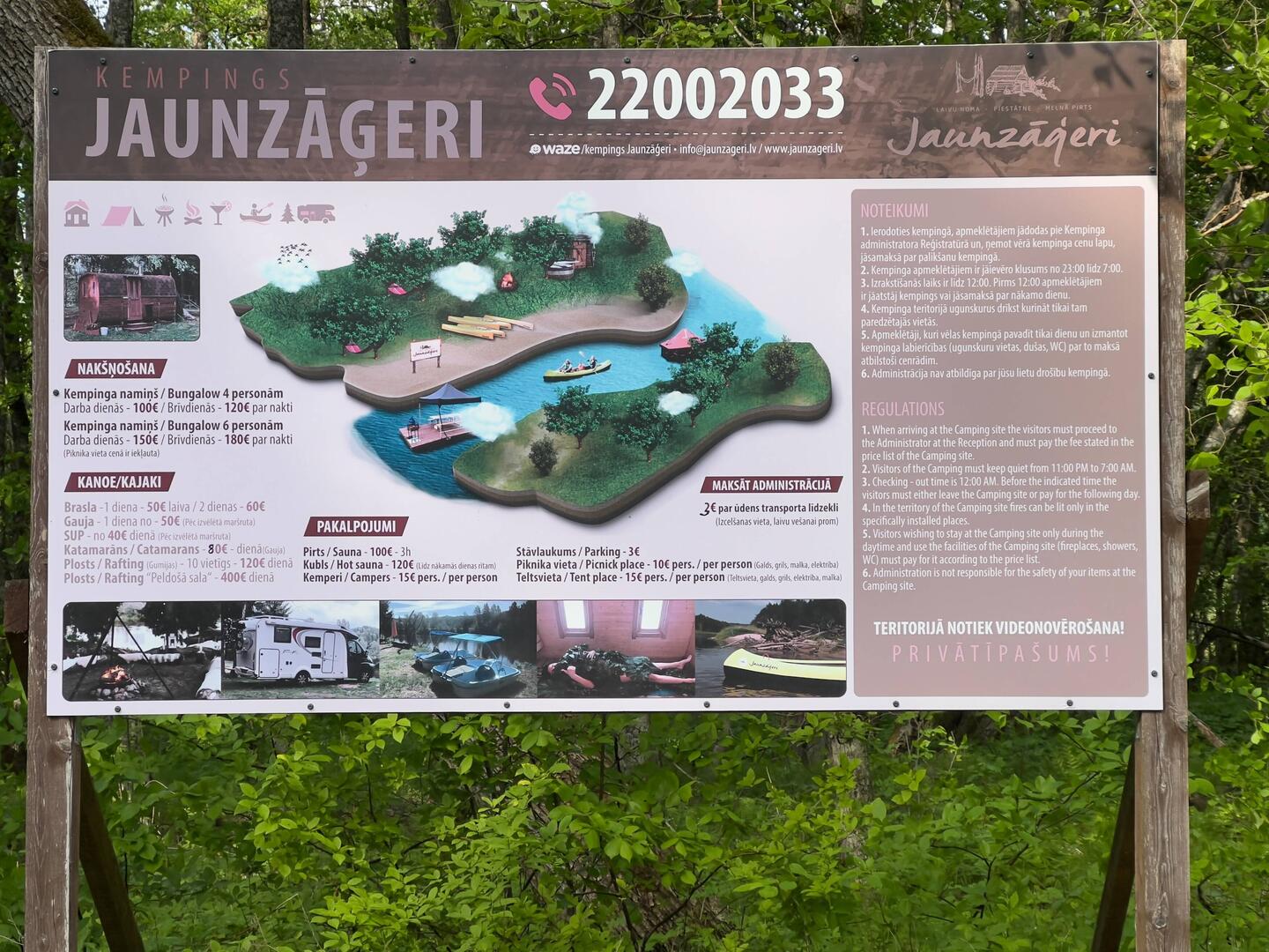 Campingplatz Jaunzageri
