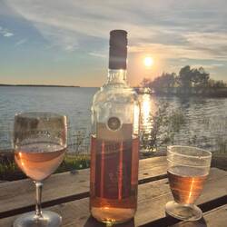 Warten auf den Sonnenuntergang.