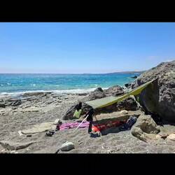 Vidéo-diaporama partie 7 repos sur plage aux 3/4 de la vadrouille avec notre super campement