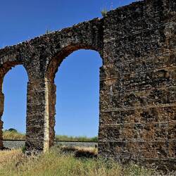 Roadside remains of a Roman Aqueduct outside of Ronda