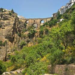 The infamous Ronda Bridge (Puente Nuevo) over the Guadalevín River