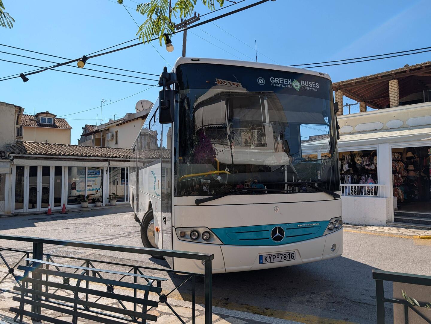Unser Bus der uns zum Start der Wanderung bringt ( 18 Stationen/30 min. Fahrzeit)