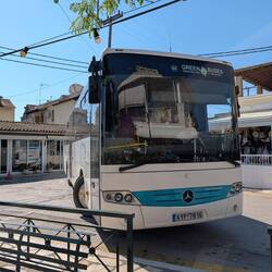 Unser Bus der uns zum Start der Wanderung bringt ( 18 Stationen/30 min. Fahrzeit)