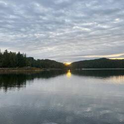 This morning's sunrise at Forit Bay